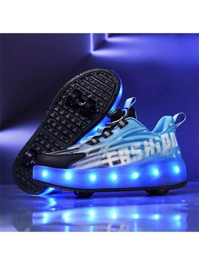 أحذية تزلج بعجلات 4 بتصميم منخفض القمة قابل للتنفس عصري للمراهقين/الطلاب/البالغين، أحذية تزلج خارجية للرجال والنساء