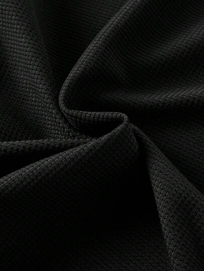 Manfinity Sporsity قميص بولو رجالي برسم حرفي بأكمام متساقطة وفضفاض