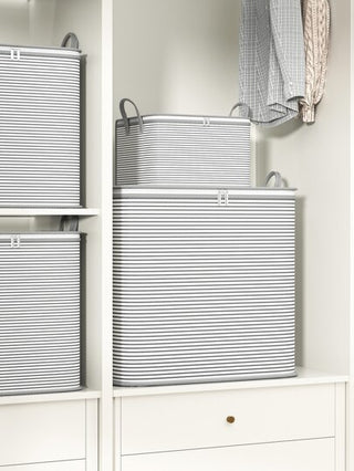 1 حقيبة تخزين رمادية مع سحاب, حقيبة فرز الملابس, حقيبة تخزين البطانيات, حقيبة تخزين مقاومة للماء, حقيبة تخزين قابلة للطي, ديكور المهرجانات, ديكور الغرفة, ديكور المنزل, ديكور غرفة النوم, منظم, تخزين المنزل, بلوزة بيضاء نسائية, بنطلون أسود نسائي,...