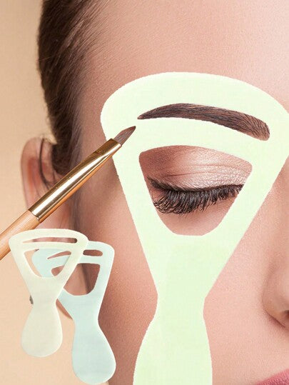 قالب حواجب قابل لإعادة الاستخدام قطعتين، بطاقة حواجب، قالب بطاقة الحواجب، ملصق حواجب، شكل حواجب، قالب حواجب من البي في سي الناعم، أدوات مكياج للسيدات، مناسبة لتصفيف الشعر وتطبيق المكياج. يرجى التأكيد إذا كنت ستستخدمها، كن حذرًا عند الطلب، وتجنب...