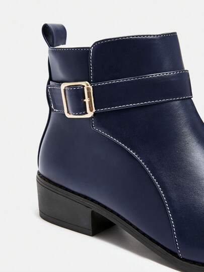 CUCCOO BIZCHIC بوت كاحل نسائية بطراز عتيق جديد، ذات كعب سميك مضاد للانزلاق، بوت مرتفعة مثالية لأعياد و رأس السنة وعيد الحب