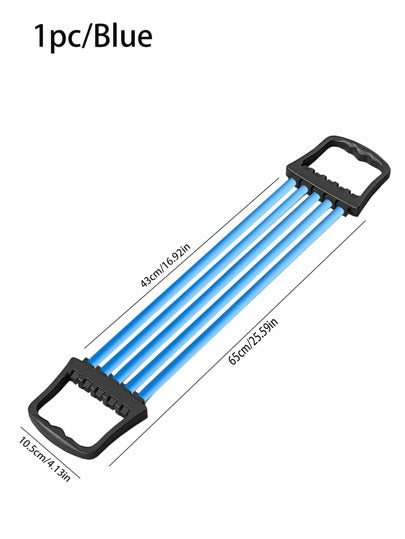 زنبرك تمرين للصدر بأشرطة مقاومة قابلة للإزالة لبناء العضلات في جهاز اللياقة البدنية المنزلي قطعة واحدة