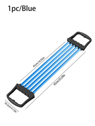 زنبرك تمرين للصدر بأشرطة مقاومة قابلة للإزالة لبناء العضلات في جهاز اللياقة البدنية المنزلي قطعة واحدة