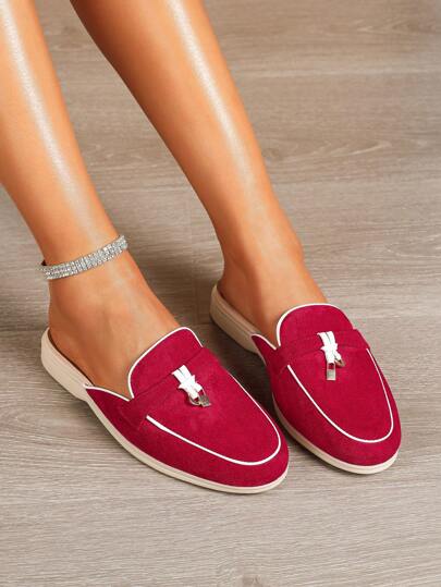 حذاء بناطيل المرأة لوفر منخفض الفرط 2025 جديد صيف مفلس مناسب للكاجوال، بقاع ناعمة أوكسفورد، أحذية مقاس كبير 41-43