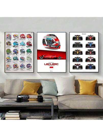 ملصق جدار قماشي لغطاء خوذات السائقين لموسم 2024-لوحة فنية قماشية عالية الجودة-ديكور منزلي، ملصق فني،هدية عيد ميلاد، ديكور جداري قماشي،للغرفة،المكتب،غرفة المعيشة،المقهى،الحانة،ديكور الحائط،ديكور المنزل والإقامة بغرض الحصول على هدية تخرج بدون إطار