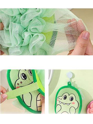 إسفنجة استحمام ناعمة وجميلة للأطفال ، اكسسوارات استحمام منزلية ، كرة استحمام صديقة للبشرة