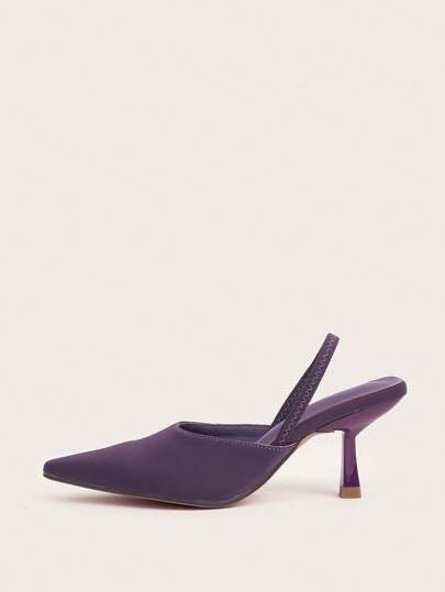 أحذية كعب عالي سهلة الارتداء والاستخدام متعددة الاستخدامات بتصميم رأس مدبب للنساء