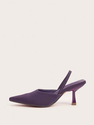 أحذية كعب عالي سهلة الارتداء والاستخدام متعددة الاستخدامات بتصميم رأس مدبب للنساء