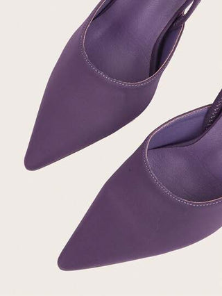 أحذية كعب عالي سهلة الارتداء والاستخدام متعددة الاستخدامات بتصميم رأس مدبب للنساء