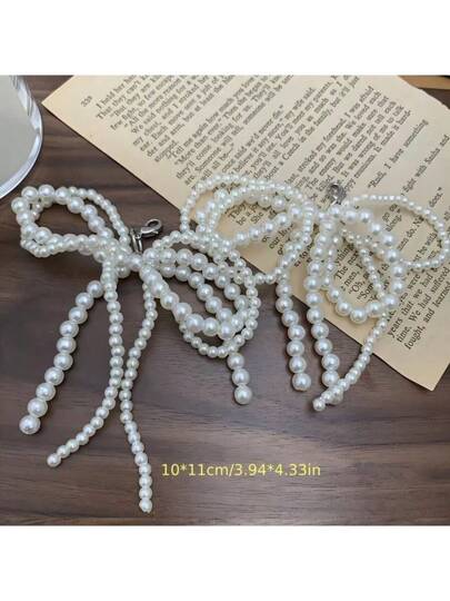 زوج أربطة أحذية باستايل كوري مزينة بالخرز المزيف على شكل فيونكة من ABS ، مشبك سنجاب للصنع DIY، تفاصيل ملتوية، إكسسوارات أحذية رياضية مفرغة ، مشابك زخرفية للأحذية والمجوهرات للرجال والنساء للأحذية الرياضية والكاجوال