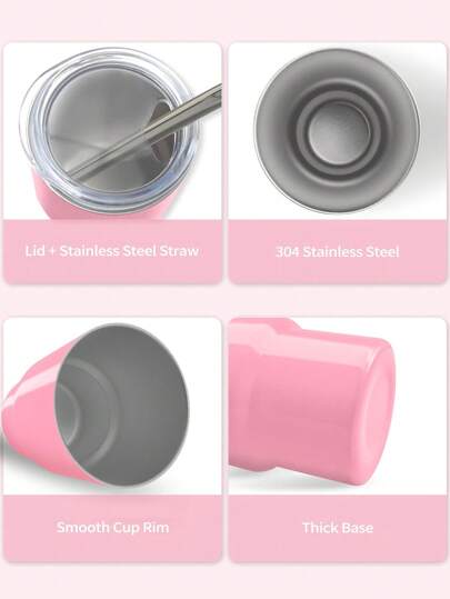 1 قطعة/ 6 قطع كأس تقديم مصغر سعة 3 أونصة مع جراب وغطاء ، مجموعة من 6 ألوان مختلطة أكواب تقديم صغيرة من الفولاذ المقاوم للصدأ قابلة للطباعة الحرارية سعة 3 أونصة، مناسبة كهدايا جدة لحفلات الزفاف والأعياد الخاصة