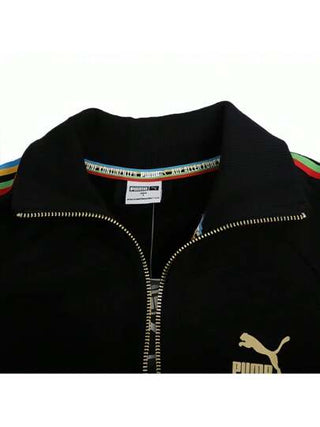 Puma جاكيت رياضية كاجوال مقاومة للرياح مريحة ذات طوق معتدل مطبوعة بتصميم من سلسلة الرنين