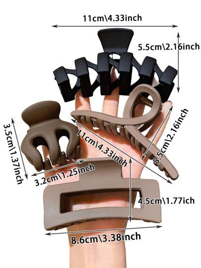 10 قطع مشابك شعر عتيقة متعددة الألوان، هدية رائعة للفتيات - ضرورية السفر