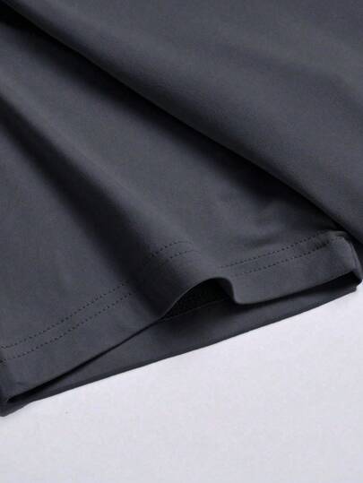 3قطع من مجموعة تي شيرت كاجوال رجالي بأكمام قصيرة مناسب للجميع بقصة فضفاضة