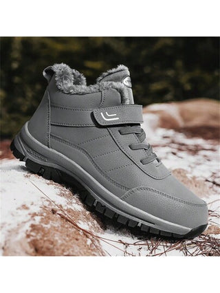 بوت ثلج خفيفة الوزن دافئة للأزواج للخارج في فصل الخريف، بوت شتوية من جلد البولي يوريثان ذات مقاس كبير، بوت походные للخارج، مبطنة حرارية، مقاومة للرياح، مانعة للانزلاق، مقاومة للاهتراء، مريحة