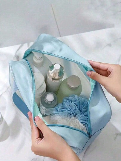 مجموعة حقيبة مستحضرات تجميل 3 في 1: حقيبة مكياج محمولة, حقيبة مستحضرات تجميل PVC مقاومة للماء, حقيبة منظم مكياج متعدد الوظائف للصيف والسفر. مناسبة لمستحضرات العناية بالبشرة, أدوات المكياج, أدوات التجميل. هدية للأصدقاء, عيد الحب, عيد الميلاد, الأم,...