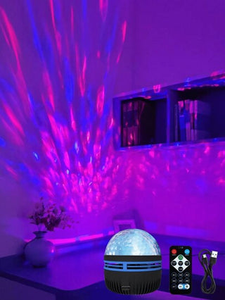 طقم تانكيني حريمي ضوء مسقط أمواج LED - ديكور غرفة نوم رومانسية، ديكور حفلات، هدية عيد الميلاد، هدية عيد الحب، زفاف، هدية حفلة عيد الميلاد