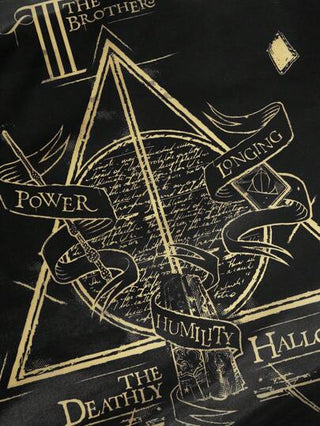 HARRY POTTER X حقيبة تحمل رسائل وأشكال هندسية، هالوز السحرية، هاري بوتر، حقيبة سعة كبيرة للنساء، هدايا