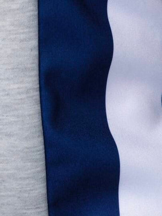 Manfinity Bizformal قميص ثقيل كنزة رجالي كلاسيكي ذو لون أزرق أبيض رمادي محتوي على ألوان مختلفة، نصف سحاب للاستخدام اليومي، كنزة طويلة الأكمام ثلاثي الأرباع للخروج في فصل الخريف، هدية للأصدقاء والأزواج والأحباء