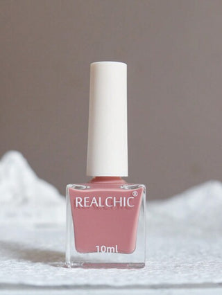 REALCHIC 10مل/قطعة طلاء أظافر مائي وردي مبهت، جاف سريعًا، طويل الأمد، قابل للتقشير، تزيين أظافر النساء والفتيات، هدايا العطلات