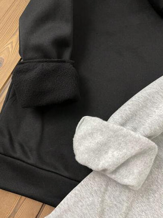 SHEIN جاكيت طويلة الأكمام من الصوف المطبوع بنمط جينز، طوق واسع، مريحة للاستخدام اليومي القسري للمراهقين، مناسبة لحفلة العودة للمنزل، عصر النهضة، ملابس الخريف، ملابس المراهقين، المطار، حفلة كوكتيل، خريف/شتاء