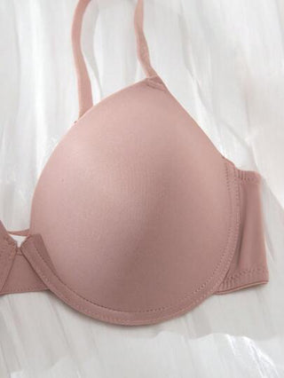 Shein Underwear&Sleepwear Basics 3 قطع/مجموعة حمالة صدر نسائية بلون سادة بسيطة بحواف سلكية