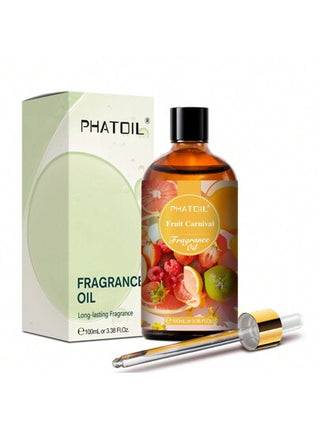 PHATOIL (عطر جديد) 1 قطعة زيت عطري 100مل/3.38 أونصة سائلة، زيوت عطرية أساسية لجهاز التبخير وترطيب الهواء، : مشموش الصباح، عنب الشمبانيا والوردة، رائحة الشاي للسفر، فجر الوردة، أحلام السوسن، جبل السند، كرنفال الفاكهة