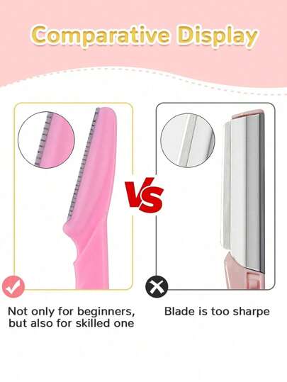 12 حبة مجموعة ماكينة حلاقة الحواجب متعددة الوظائف، حلاقة الحواجب للسيدات، إزالة شعر الوجه، ماكينة حلاقة محمولة باليد للسيدات، أداة تجميل وتشكيل الحواجب، مقشر الوجه وأداة تجميل دقيقة، أداة متعددة الأغراض لجرش وتشذيب البشرة - مزودة بغطاء واقي، رعاية...