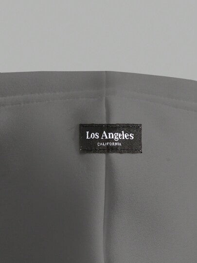 Manfinity RebelGame هودي كاجوال رجالي مزين بطباعة شعار جيب كنغر، بطانة حرارية، خريف/شتاء