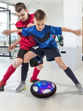 لعبة كرة القدم العائمة للأطفال قطعة واحدة، ألعاب تفاعلية داخلية بين الأب والأبن، أضواء Led عائمة ووسائد رغوية محسنة، هدية مثالية لعيد ميلاد الأطفال الذين تتراوح أعمارهم بين 3-12 عامًا
