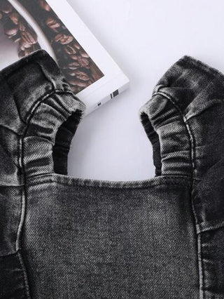 SHEIN ملابس جينز رائعة للبنات الصغار، صيفي
