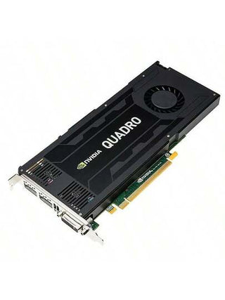 Nvidia بطاقة الرسومات الاحترافية نفيديا K4200، 1 قطعة، ذاكرة فيديو 4جيجابايت GDDR5، تصميم ثلاثي الأبعاد والمعالجة، تحرير فيديو 4K، في عبوة صناعية