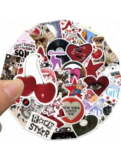 50 قطعة ملصقات عصرية أنيقة ملصقات شخصية بأسعار رخيصة ملصقات فينيل مقاومة للماء بطراز فينتاج للكمبيوتر المحمول والهاتف والسيارة والزلاجة وزجاجات المياه والحرفية والمذكرات والمدرسة