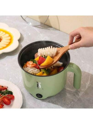 RAF طباخ كهربائي متعدد الوظائف محمول، مناسب لشخص الى 3 أشخاص، يقوم بالطهي والبخار بسهولة وسرعة، قدر غير لاصق، متعدد الاستخدامات لطهي مختلف الأطعمة مثل الدجاج والنودلز والأرز والحساء والعصيدة والفطائر المبخرة والمرق، جهاز مطبخي أساسي