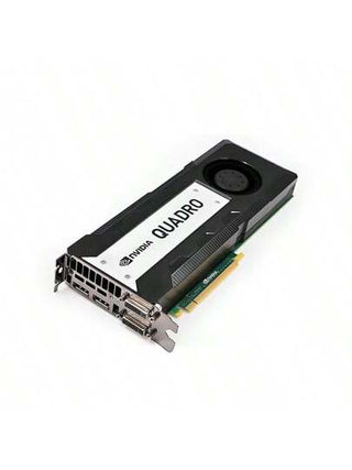 Nvidia 1 قطعة بطاقة الرسومات الاحترافية NVIDIA K6000، 12 جيجابايت ذاكرة الفيديو GDDR5 لنمذجة ثلاثية الأبعاد والتصوير الإبداعي وتحرير فيديو 4K، التعبئة الصناعية