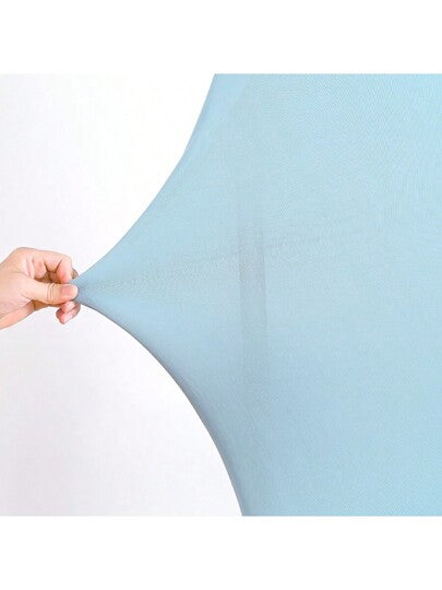 ستائر قوس نصف دائرية مرنة من الأسبندكس ذات استخدام مزدوج (الإطار المعدني غير مشمول)، مناسبة لديكور حفلات عيد الميلاد والأعراس، خلفية داخلية/خارجية، غطاء قوس العرس الدائري، مناسبة لجميع المواسم