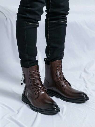 بوت تشيلسي ، بوت كاوبوي غربية متوسطة الساق ، مناسبة للاستخدام اليومي والركوب الخارجي