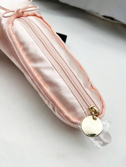 حقيبة صنع يدوي فرنسي قديم بتصميم حذاء باليه ، قطعة واحدة كجراب للأقلام ، حافظة تخزين،الحقيبة معددة الوظائف ، ذات تصميم أنيق وجودة عالية ، مثالية لحفظ مستلزمات المكياج والقرطاسية والهدايا لطلاب والأعياد والسفر وترتيب مستلزمات المناديل ، ملحقات مزودة برزم