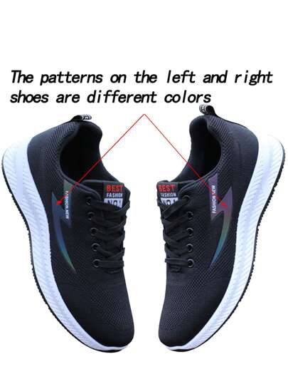 أحذية رياضية كاجوال منفذة للهواء للرجال ، خفيفة الوزن ، مقاومة للرائحة ، مناسبة لجميع الفصول ، أحذية جرى ، مضادة للانزلاق ، عصرية