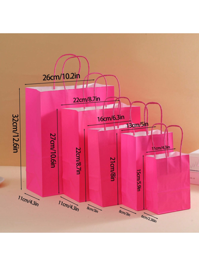 12 كيس ورق كرافت - حل تغليف موضة، تغليف هدايا، تسوق قابل لإعادة الاستخدام، ديكور حفلات، كيس مشروع يدوي - مناسب لأصحاب الأعمال الصغيرة، الحلويات المخبوزة، الهدايا التذكارية وديكورات الزفاف، عودة للمدرسة وعيد الحب