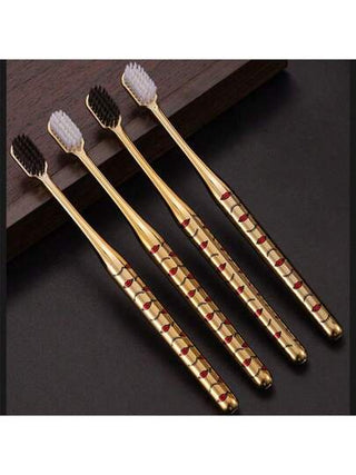 2 حبة من فرش الأسنان الناعمة الفاخرة، طقم فرشاة أسنان يدوية للكبار، تنظيف عميق وحماية الأسنان، عناية عميقة بالفم والاثنان، مستلزمات منزلية يومية، طقم سفر محمول، ديكور حمام صيفي