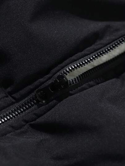 1 قطعة جاكيت كاجوال متعددة الاستخدامات عالية الياقة للرياضة والخارج للفتى المراهق في فصل الشتاء