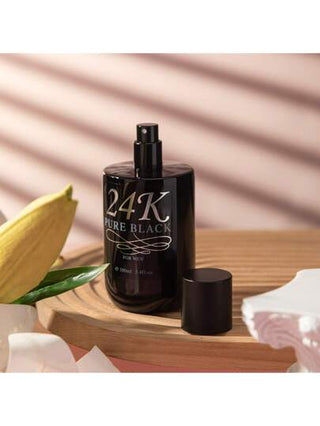 عطر رجالي 100 مل (3.4 أونصة سائلة) بزهور وفواكه مُشرقة بطلاء ذهب 24 قيراط، مناسب للاستخدام اليومي والمواعدة، هدية مثالية للأصدقاء والأحباء