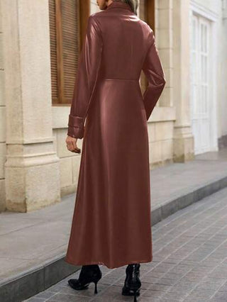 Clasi كارديجان طويل سوستة إغلاق باللون الأحادي الكاجوال للنساء ، خريفي