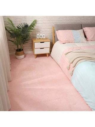 12 قطعة من بلاطة السجاد المتماسكة للغرفة والصالون مضادة للانزلاق، بسماكة أكبر ولينة ومضادة للماء