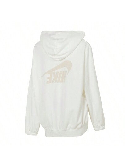 Nike جاكيت نسائية FV7516-133، 2024 الجديدة، عادية رياضية مقاومة للرياح بغطاء للرأس بشكل بومبر