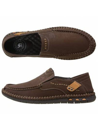 CAMEL CROWN الحذاء الكاجوال المسطح للرجال، سهل الارتداء بدون ربط شريط، قماش ناعم، حذاء قابل للقيادة والقوارب خفيف الوزن