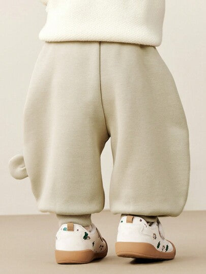 mini bala بناطيل موز مقاومة للبكتيريا مع بطانة حرارية لصبي، مجموعة الشتاء 2024