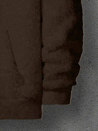 Manfinity Homme هودي طباعة الدب طويل الأكمام كاجوال للرجال، للارتداء اليومي