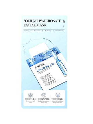 TOEDO 5/10 قطعة قناع الوجه المرطب والمحكم والمرطب بحمض الهيالورونيك والفيتامين سي 24 قيراط للبشرة، منتجات العناية بالبشرة